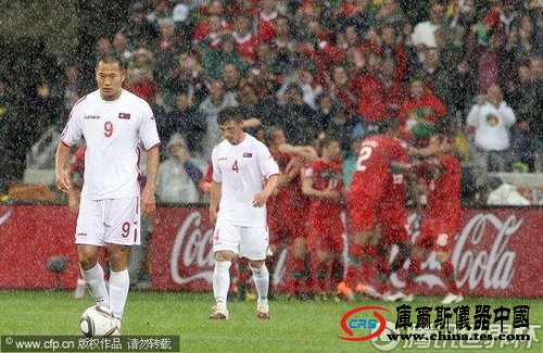 2010world杯小組賽G組次輪：葡萄牙Vs朝鮮