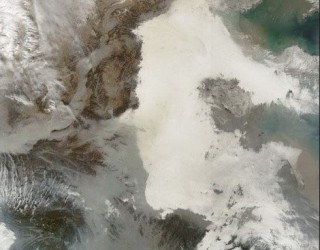 NASA發(fā)布中國(guó)霧霾天氣衛(wèi)星照 (5)