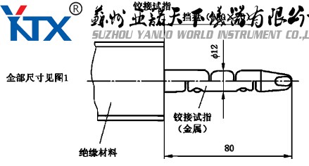 標準試驗指/B類試驗探棒/試具B