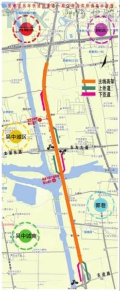 吳東快速路今天通車